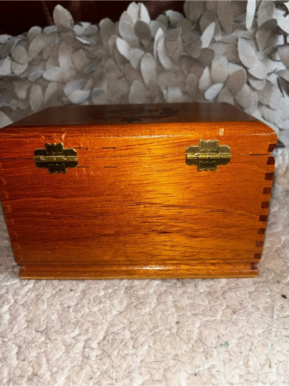 A. Fuente Flor Fina 8-5-8 Wooden Cigar Box Dominican Republic Vintage
